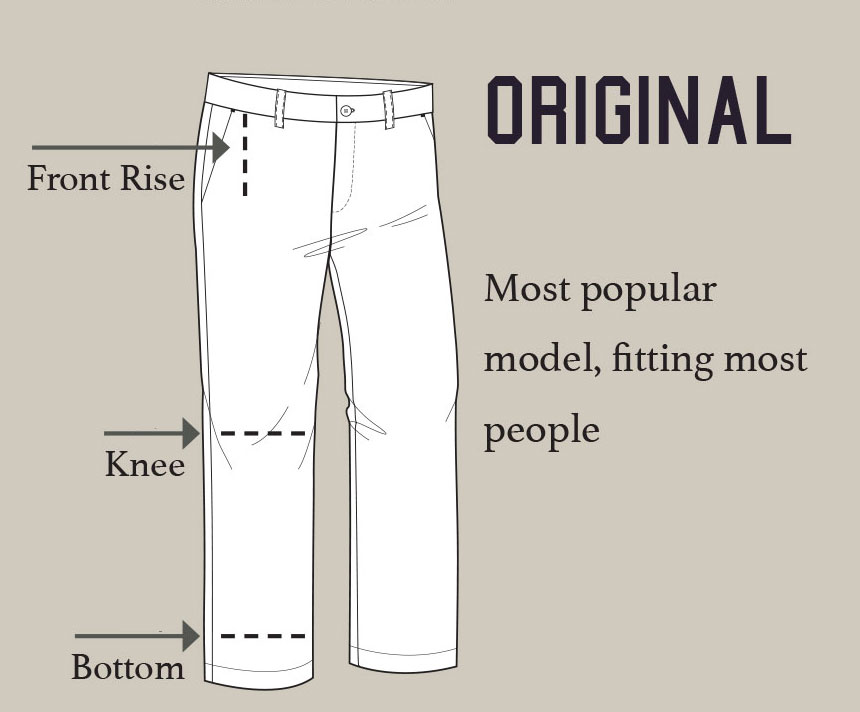Pants Size Charts